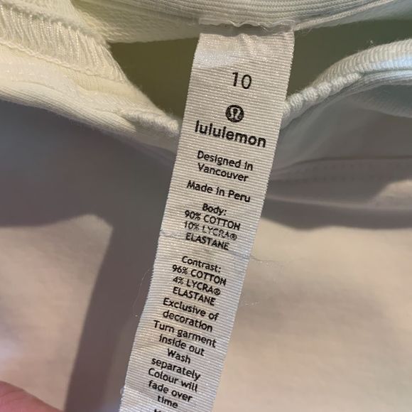 lululemon LA All Yours Cropped Hoodie Cotton Candy Sz10 - Picture 11 of 11